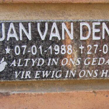 BERG Ruan, van den 1988-2013