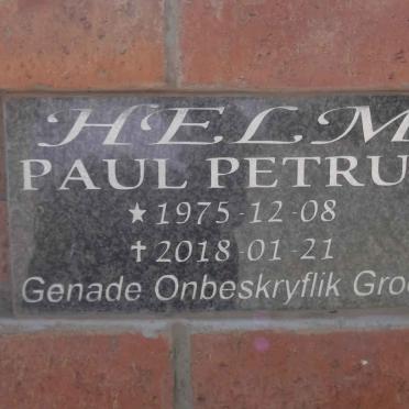 HELM Paul Petrus 1975-2018