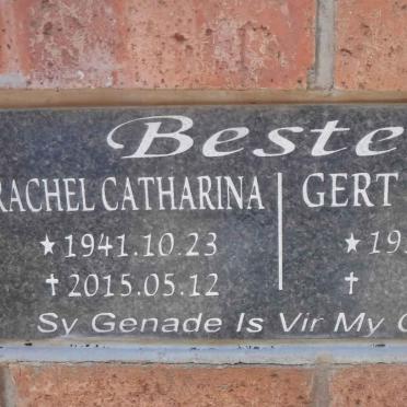 BESTER Gert Hendrik 1938- &amp; Rachel Catharina 1941-2015