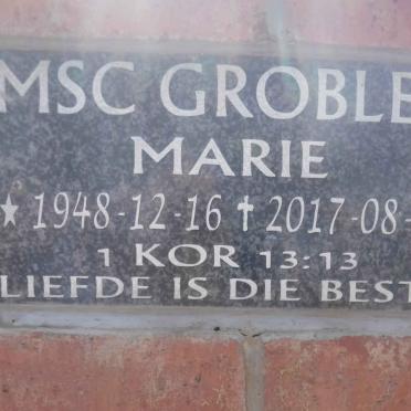 GROBLER M.S.C. 1948-2017