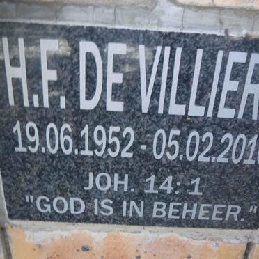 VILLIERS H.F., de 1952-2010