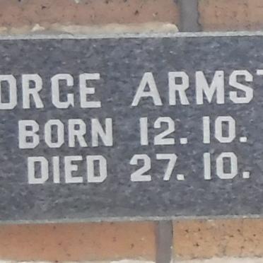 ARMSTRONG George 1909-1983