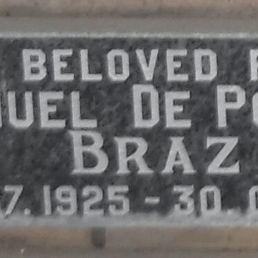 BRAZ Manuel de Pontes 1925-1989