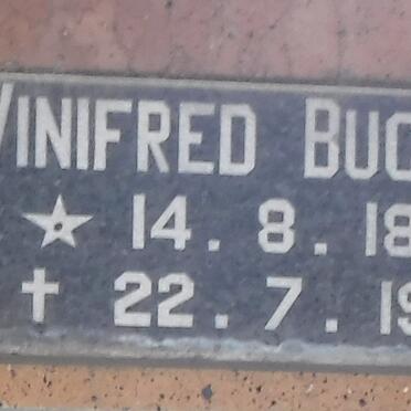 BUCKLEY Winifred 1890-1976