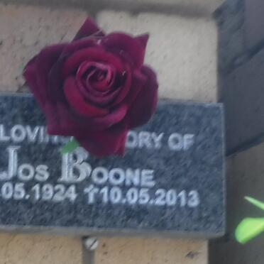 BOONE Jos 1924-2013