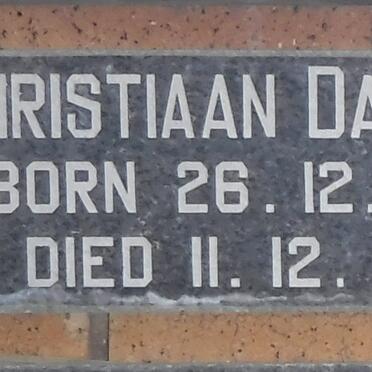 DANIEL Christiaan 1968-1980