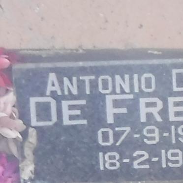 FREITAS Antonio Duarte, de 1918-1993