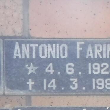 FARINHA Antonio 1924-1980