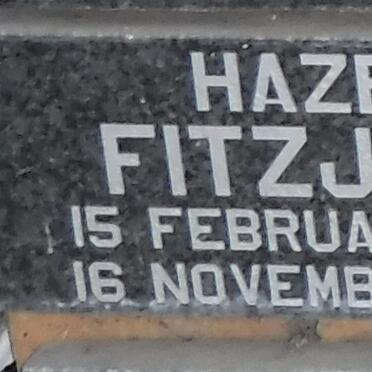 FITZJOHN Hazel 1923-1994