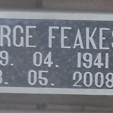 FEAKES George 1941-2008