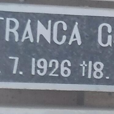 GOUWS Franca 1926-2008