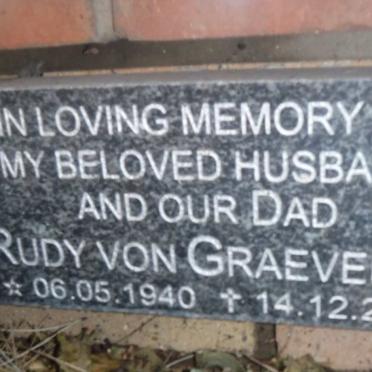 GRAEVENITZ Rudy, von 1940-2015