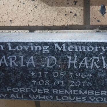HARVEST Maria D. 1964-2016