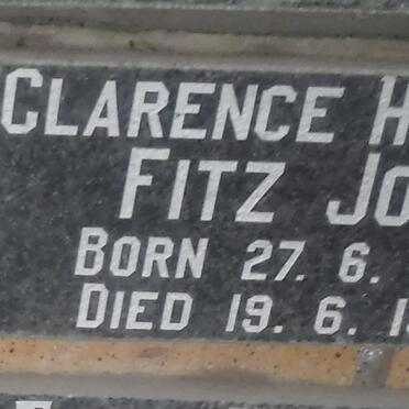 JOHN Clarence H. Fitz 190?-1989