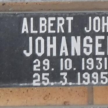 JOHANSEN Albert John 1931-1995