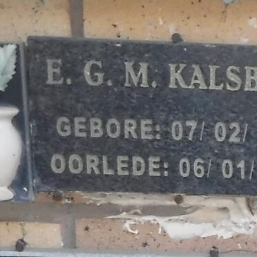 KALSBEEK E.G.M. 1933-2004