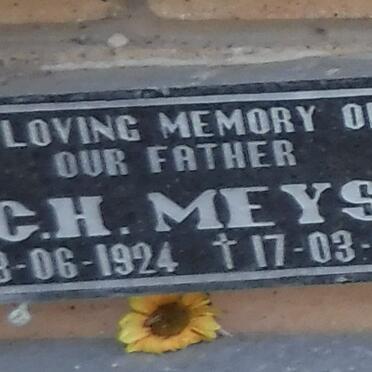 MEYS C.H. 1924-2007