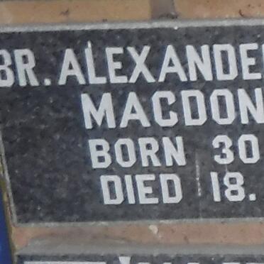 MACDONALD Alexander Philip 1917-1985
