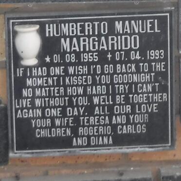 MARGARIDO Humberto Manuel 1955-1993