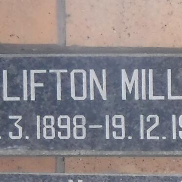 MILLER Clifton 1898-1979