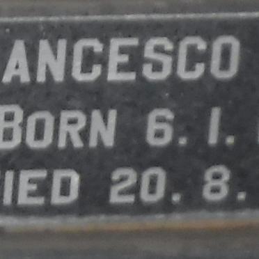 RAFFA Francesco 1920-1988