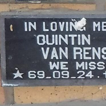 RENSBURG Quintin Graig, van 1969-1994