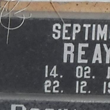 REAY Septimua 1913-1997