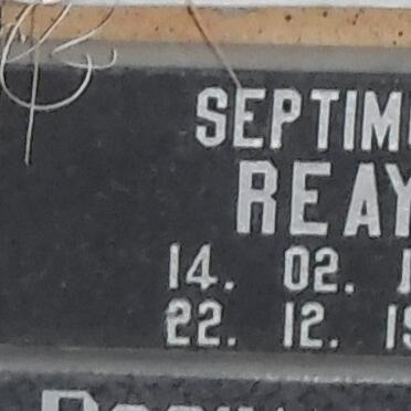 REAY Septimua 1913-1997