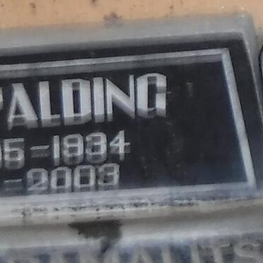 SPALDING Bob 1934-2003 &amp; Marge