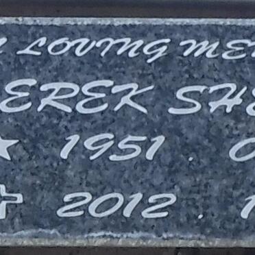 SHEARER Derek 1951 - 2012