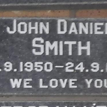 SMITH John Daniel 1950-1988