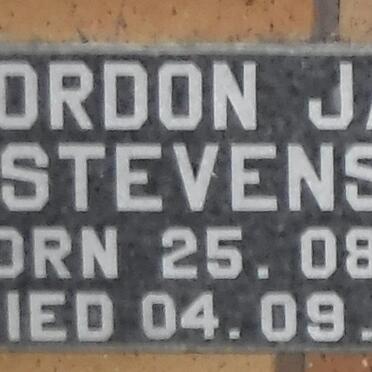 STEVENSON Gordon James 1955-1980