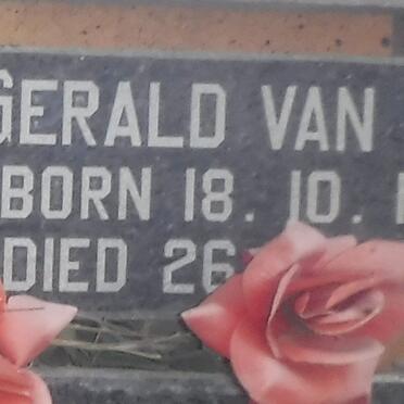 WYK Gerald, van 1922 - 1961