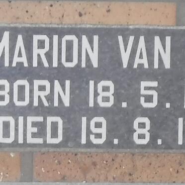 WYK Marion, van 1896-1968