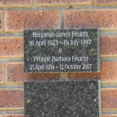 FEUCHT Benjamin James 1923-1997 &amp; Yvonne Barbara 1934-2017