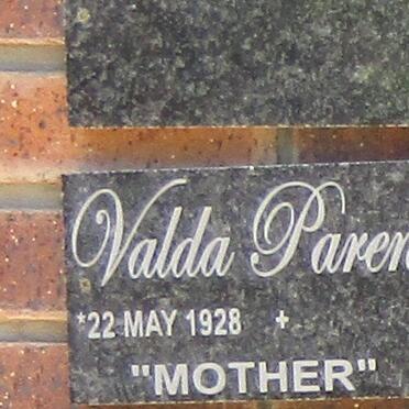 PARENT Valda 1928-