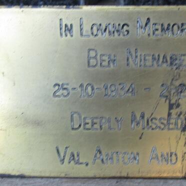 NIENABER Ben 1934-1979