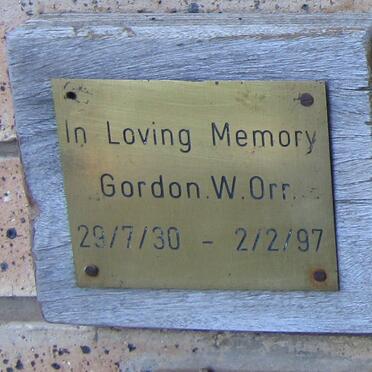 ORR Gordon W. 1930-1997