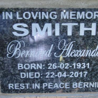 SMITH Bernard Alexander 1931-2017