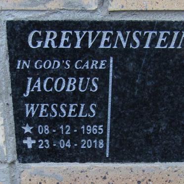 GREYVENSTEIN Jacobus Wessels 1965-2018