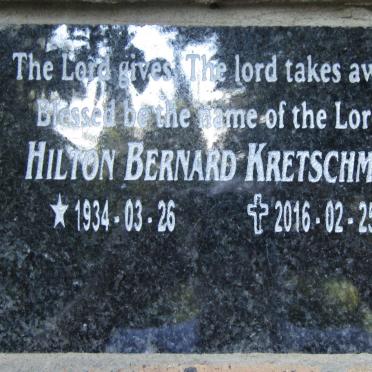 KRETSCHMER Hilton Bernard 1934-2016