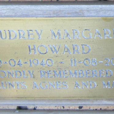 HOWARD Audrey Margaret 1940-2000