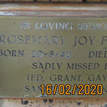 FORSYTH Rosemary Joy 1942-1999