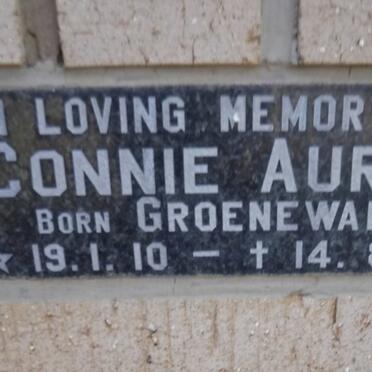 AURET Connie nee GROENEWALD 1910-1989