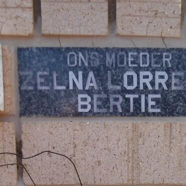 BERTIE Zelna Lorrene