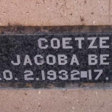 COETZEE Jacoba Bertha 1932-2005