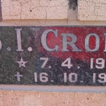 CRONJE S.I. 1926-1989