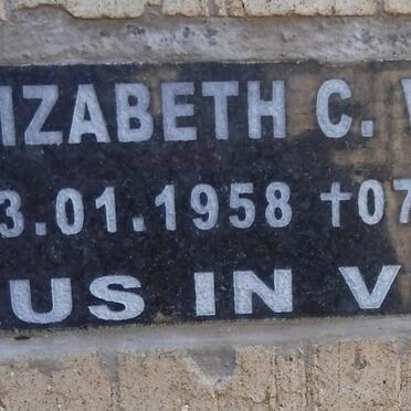 DYK Elizabeth C., van 1958-2006
