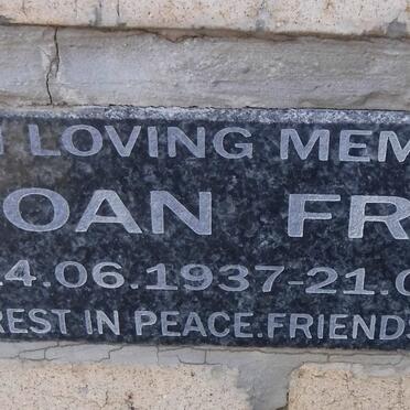 FRADD Joan 1937-2010