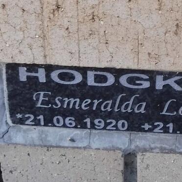 HODGKISS Esmeralda Louisa 1920-2013